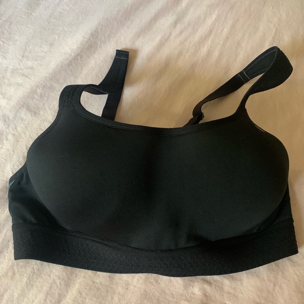 Champion full supports Sports Bra.size 36 or small black colour.